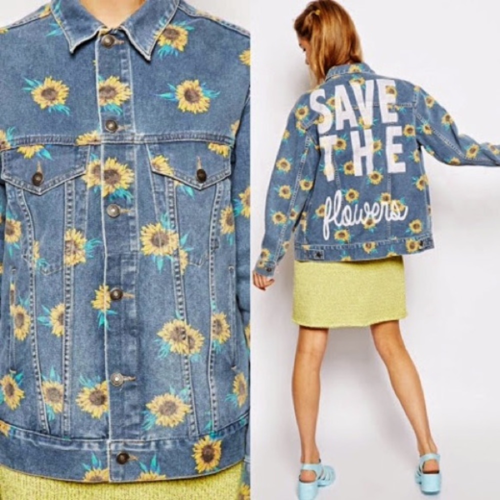 Sunflower Printed Denim Jacket - image 5